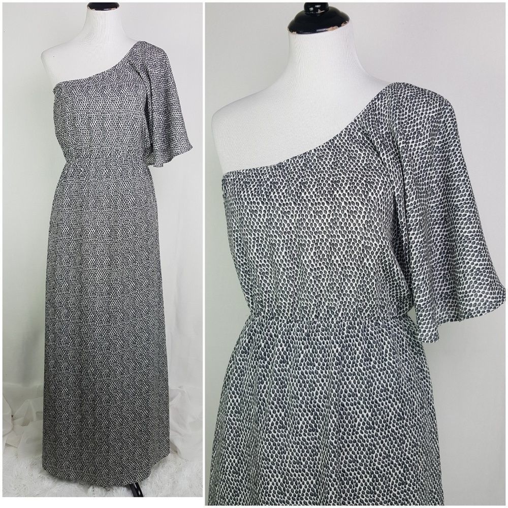Bar III One Shoulder Maxi Dress